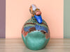 Pair of Colorful Porcelain Ducks