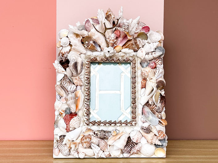 Bahamian Shell Mirror