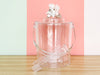 Cone and Coral Lucite Ice Bucket