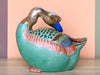 Pair of Colorful Porcelain Ducks