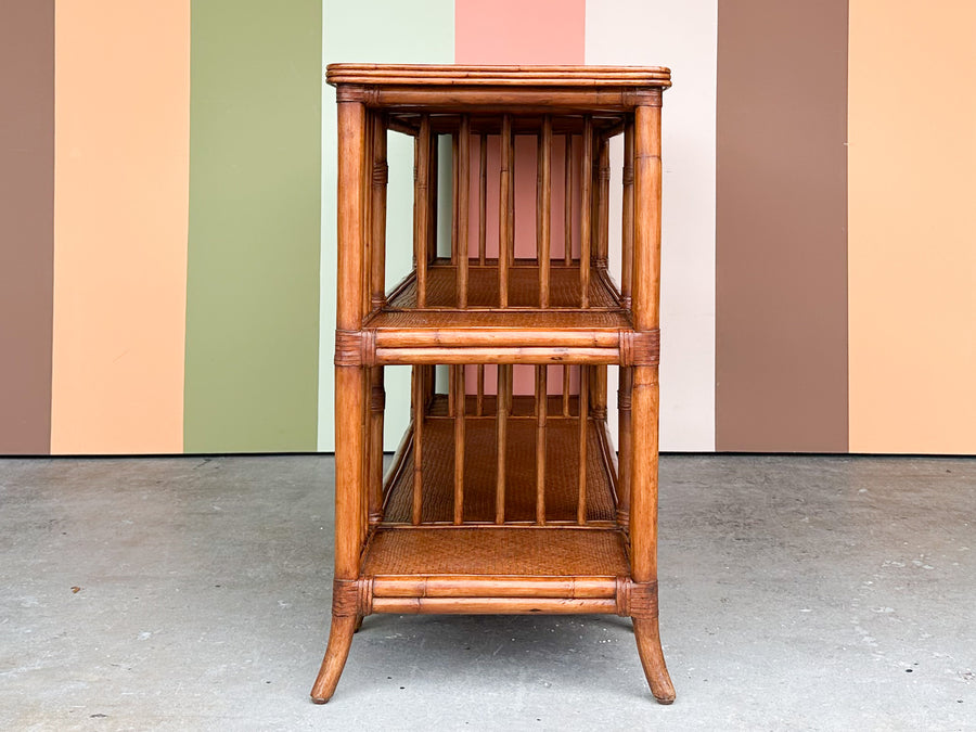 West Indies Style Rattan Console