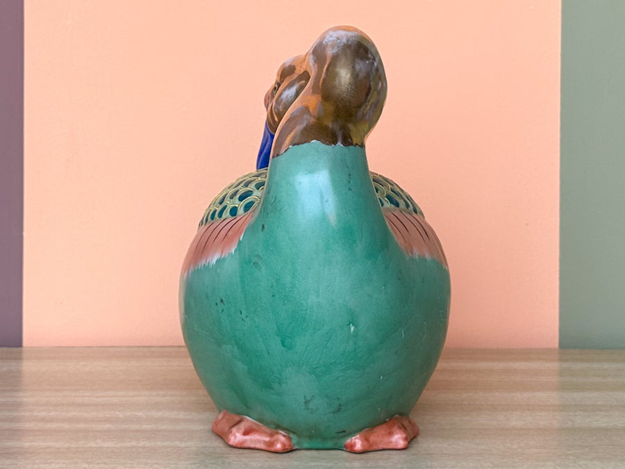 Pair of Colorful Porcelain Ducks