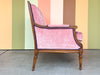 Velvet Pink Regency Style Settee