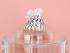 Cone and Coral Lucite Ice Bucket