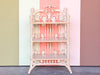 Petite Fiddlehead Wicker Etagere