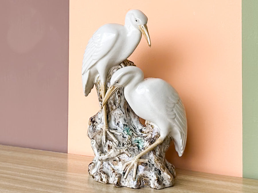 Two Herons Vase