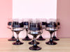 Set of Eight Spooky Wine Goblets