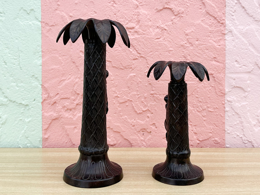 Kips Bay Pair of Bombay Monkey Candlesticks