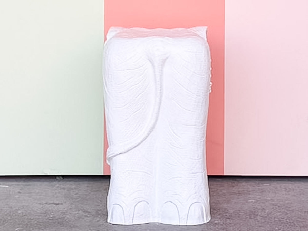 Fiberglass Elephant Garden Seat