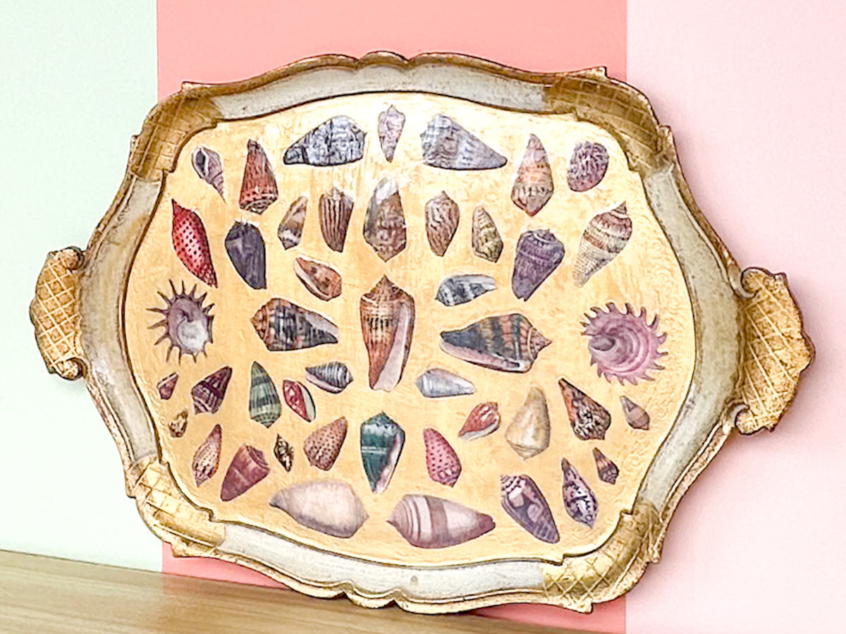 Regency Chic Decoupage Tray