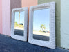 Pair of Wicker Mirrors