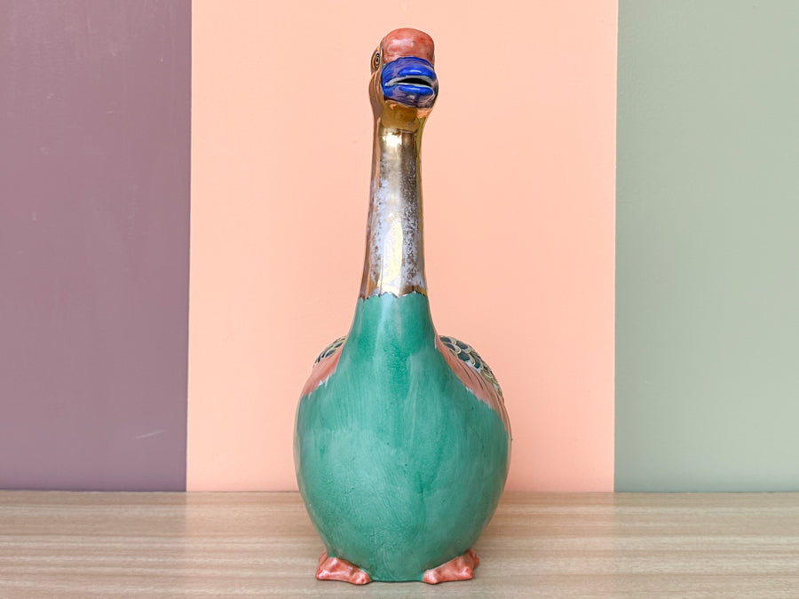 Pair of Colorful Porcelain Ducks