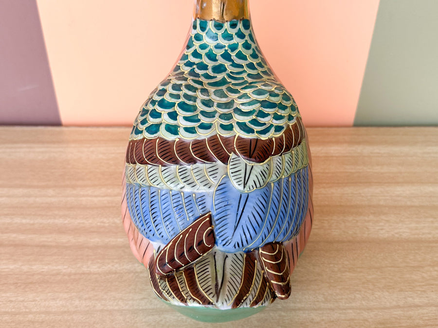 Pair of Colorful Porcelain Ducks