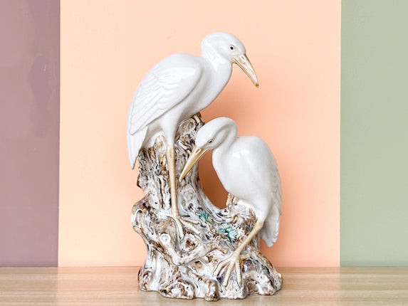 Two Herons Vase