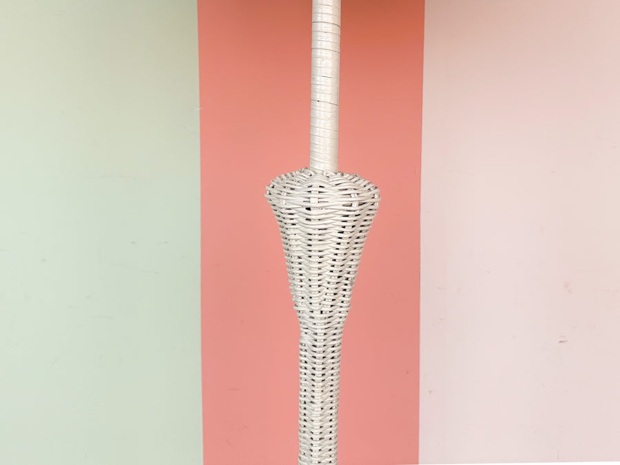 Wicker Chic Floor Lamp
