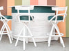 Old Florida Bamboo Bar and Stools