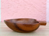 Set of Seven Monkey Pod Leaf Serving Bowls