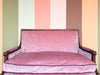 Velvet Pink Regency Style Settee