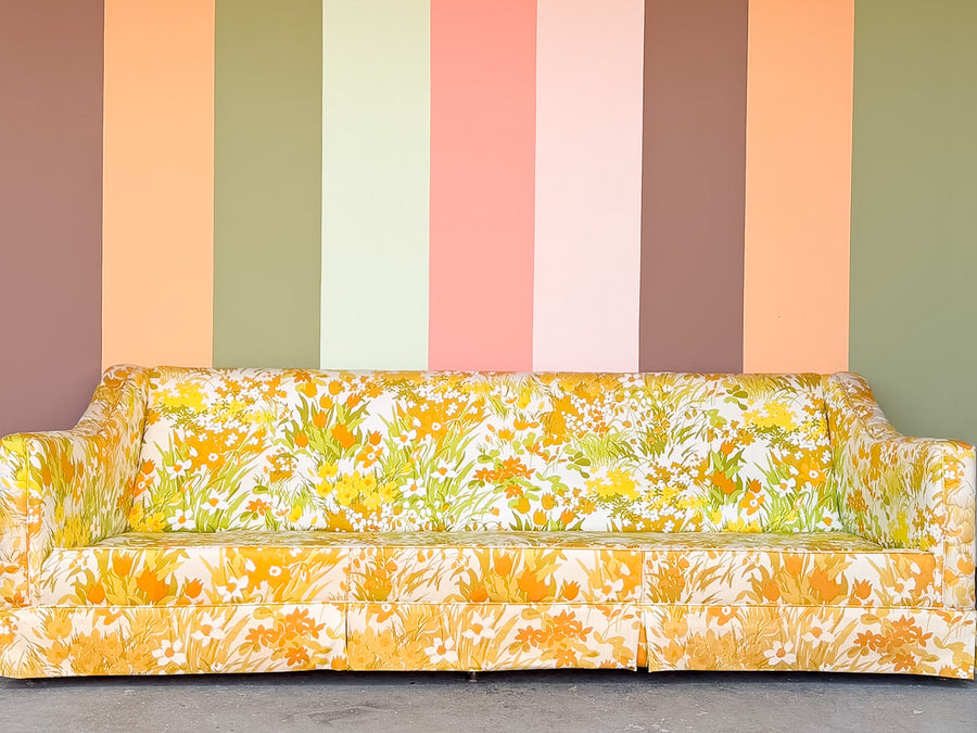 Flower Power Upholstered Sofa