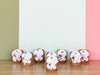 Set of Eight Shell Chic White Coral Napkin Rings