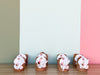 Set of Eight Shell Chic White Coral Napkin Rings