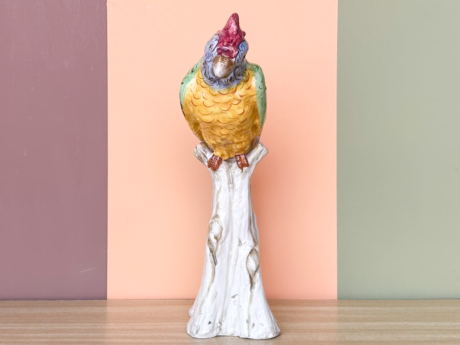 Colorful Majolica Parrot