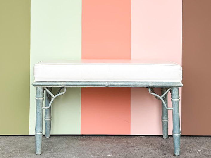 Ficks Reed Faux Bamboo Bench