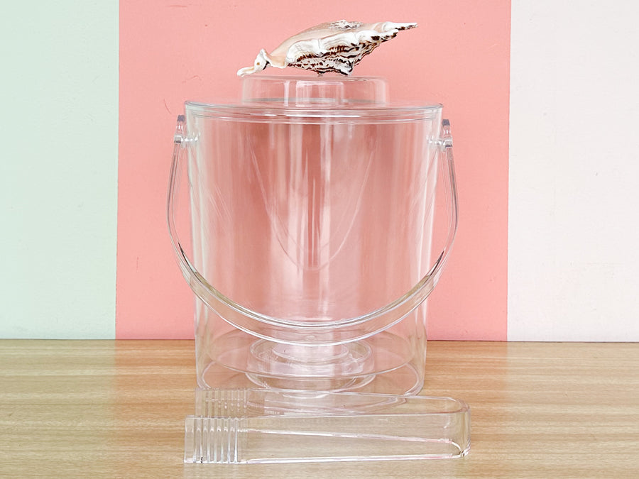 Spider Conch Lucite Ice Bucket