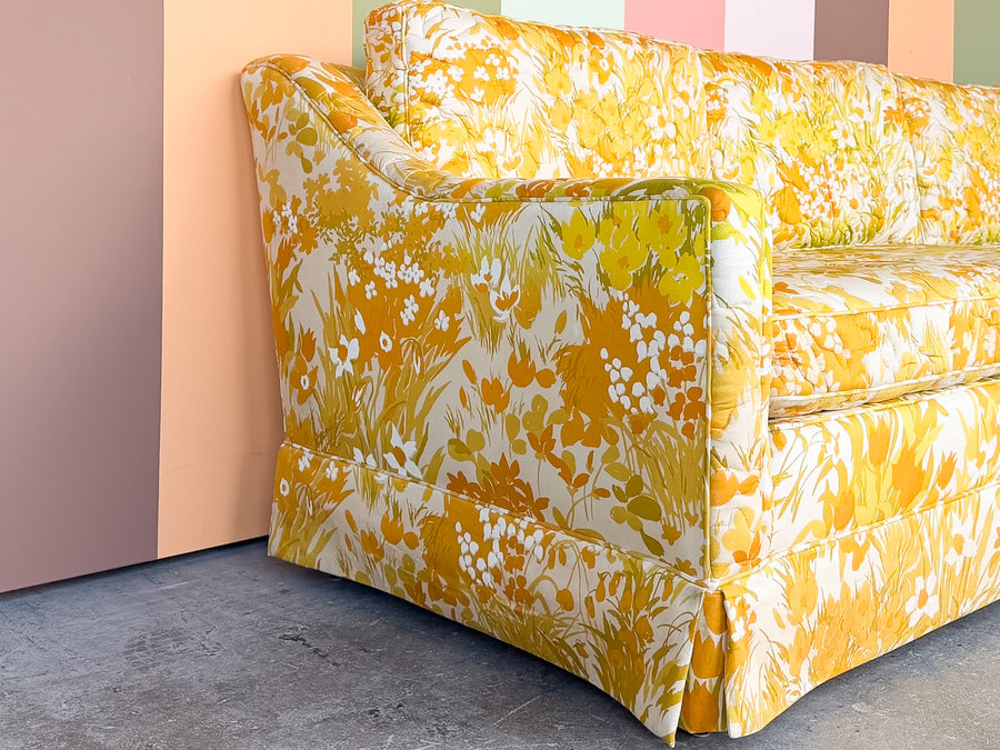 Flower Power Upholstered Sofa