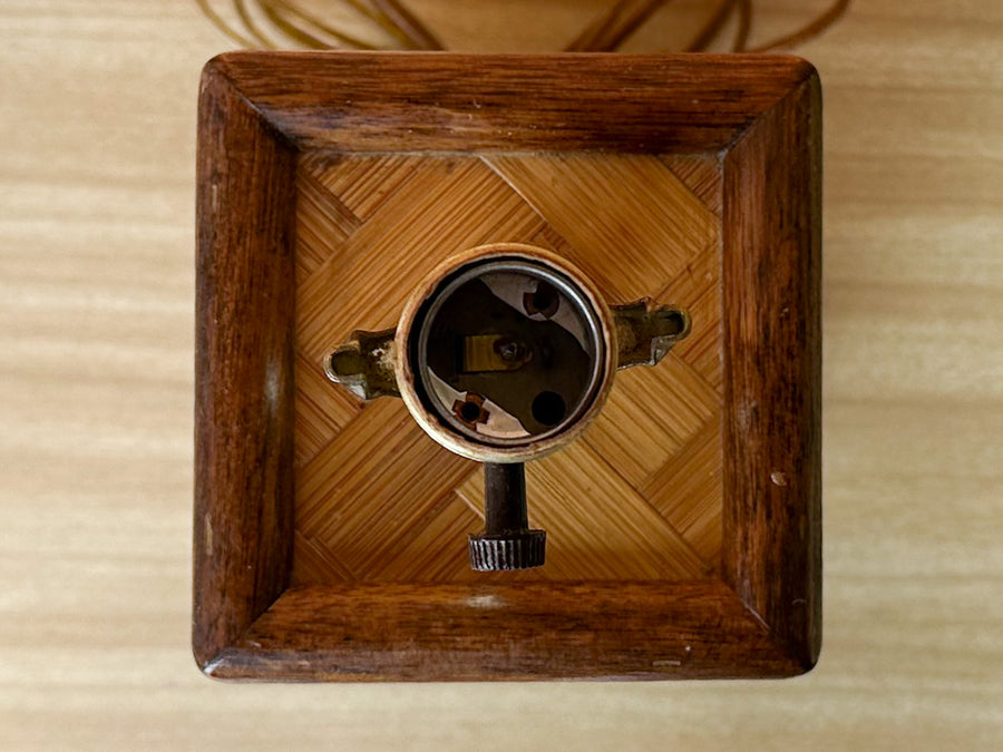 Old Florida Rattan Lamp