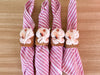 Set of Eight Shell Chic White Coral Napkin Rings