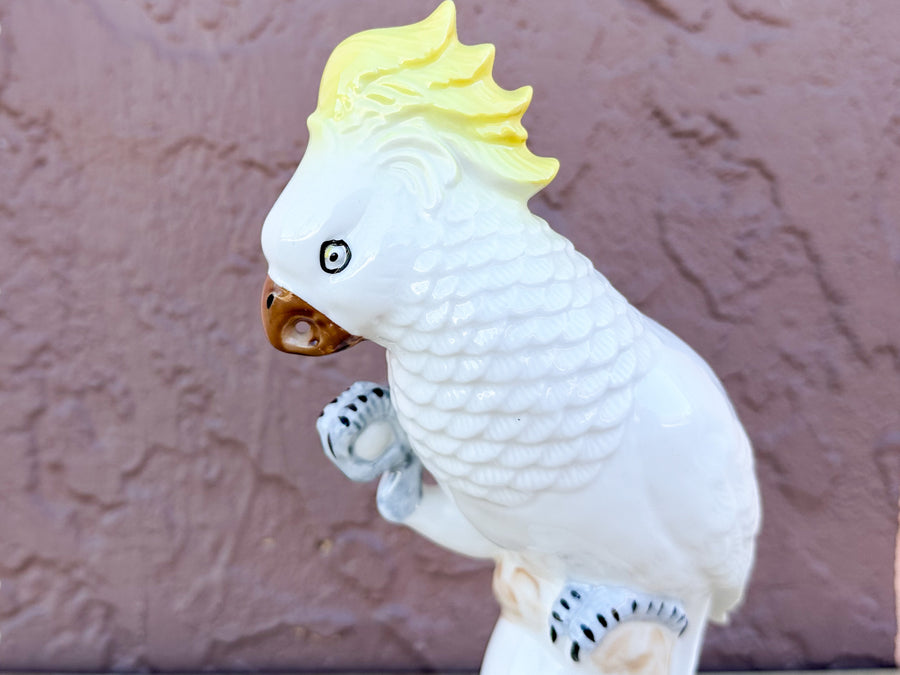 Cute Ceramic Cockatoo