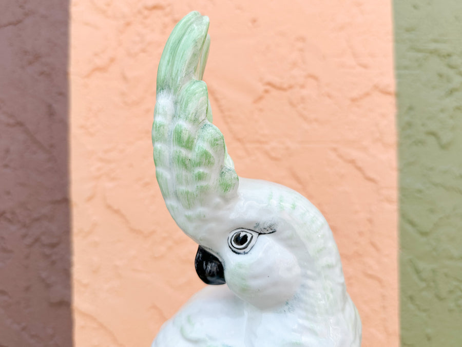 Yellow and Green Tropical Cockatoo
