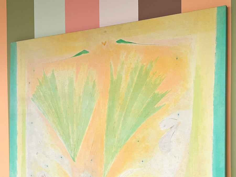 Tropical Palm Beach Original Art