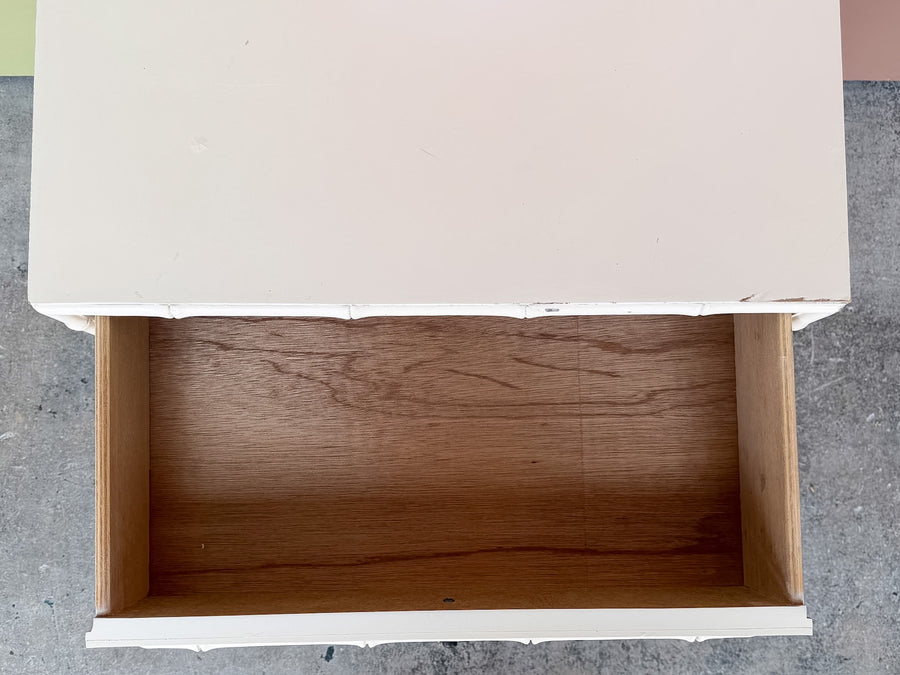 Faux Bamboo Omega Nightstand