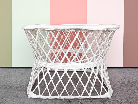 Webspun Outdoor Ottoman