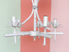 Petite Faux Bamboo Pagoda Chandelier