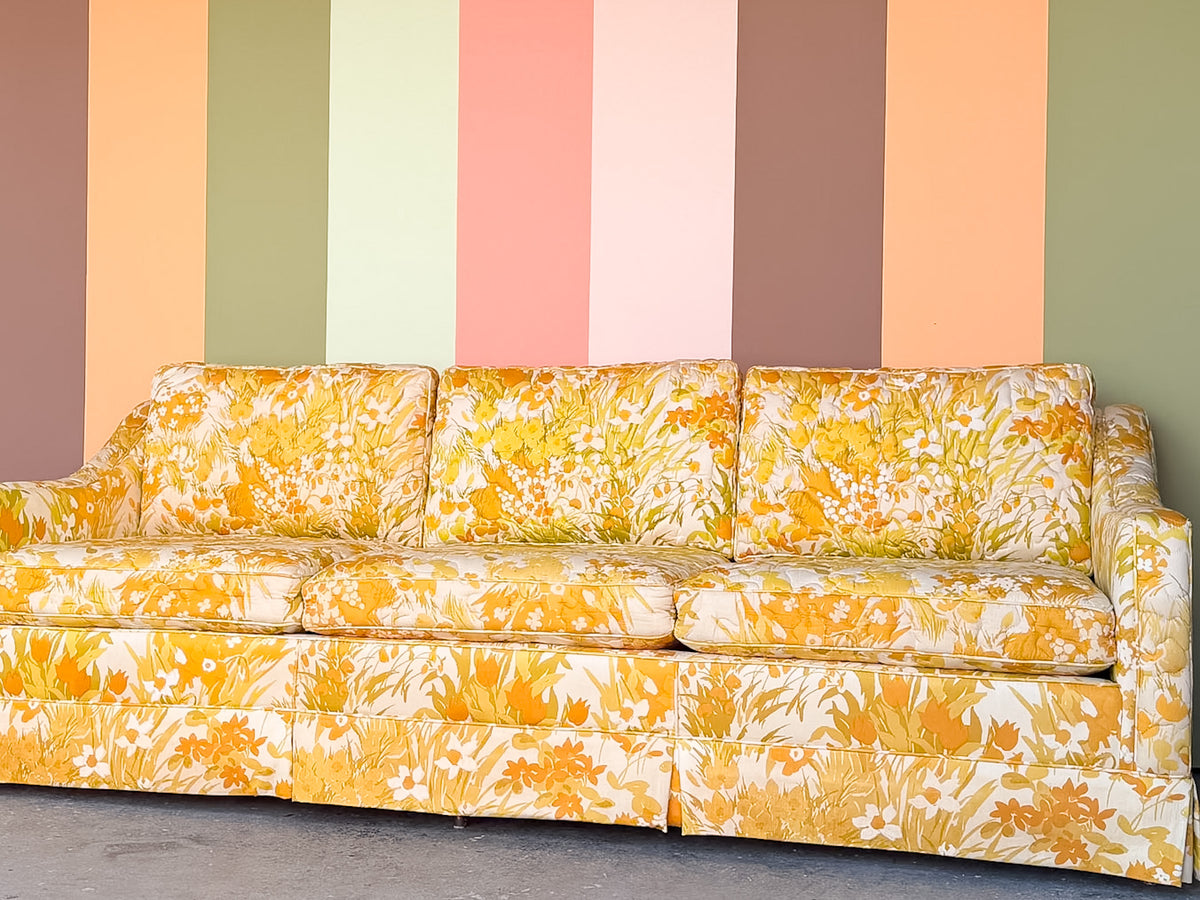 Flower Power Upholstered Sofa
