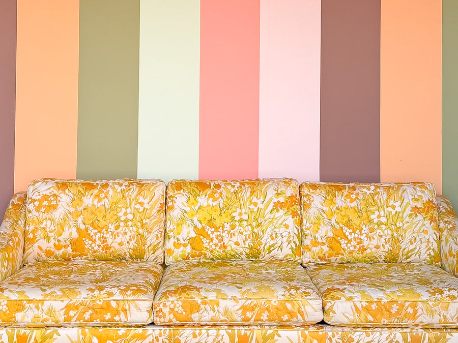 Flower Power Upholstered Sofa
