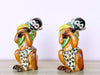 Pair of Lynn Chase Monkey Salt and Pepper Set