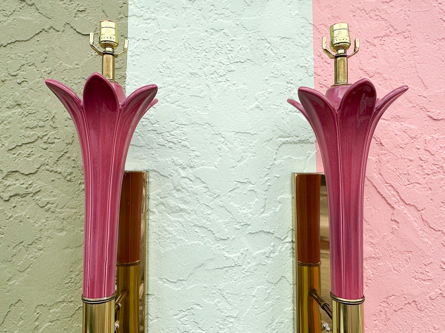 Pair of Roche Style Wall Sconces