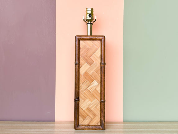 Old Florida Rattan Lamp