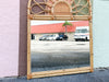 Large Whimsical Rattan Mirror