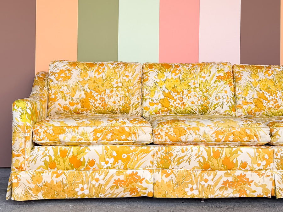 Flower Power Upholstered Sofa