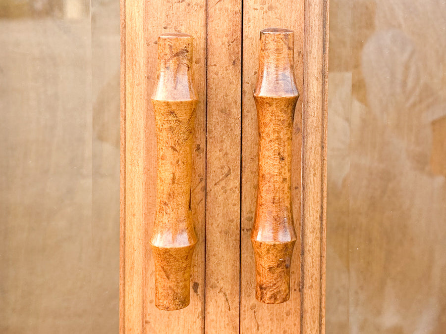 Faux Bamboo China Cabinet