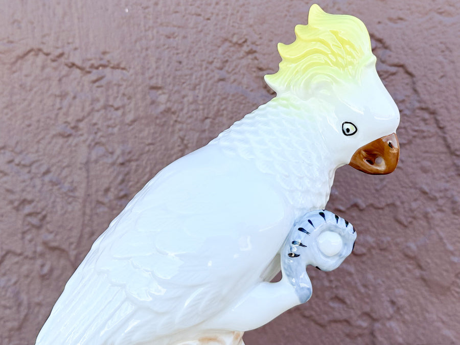 Cute Ceramic Cockatoo