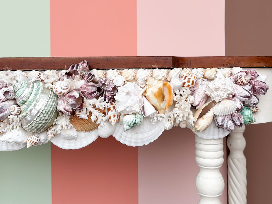Colorful Shell Chic Console