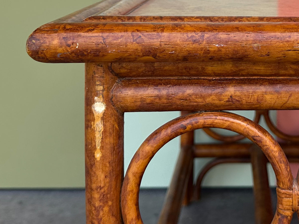 Rattan Circle Coffee Table