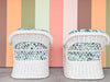 Pair of Braided Rattan Lounge Chairs