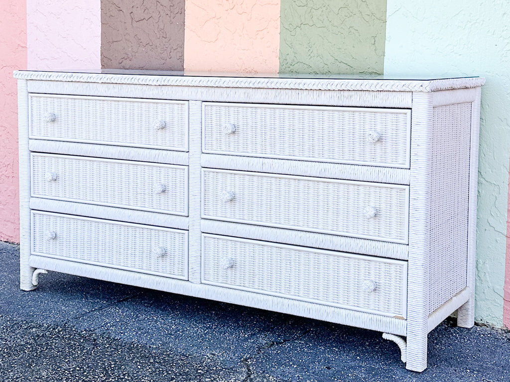 Henry Link Wicker Dresser Henry Link Wicker Dresser
